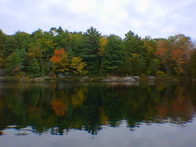McDonald Lake northeast of the portage trail.