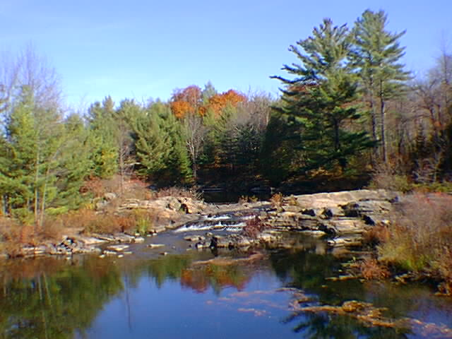 The second portage on the McDonald River east of the highway