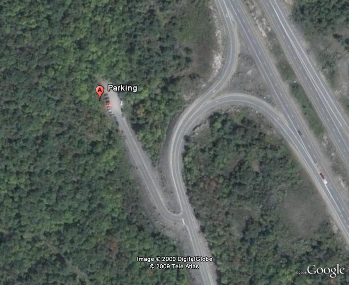 Satellite image of McCrae Lake.