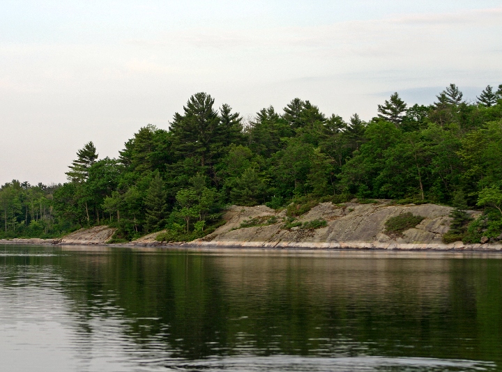 Shoreline south of Sandy Point