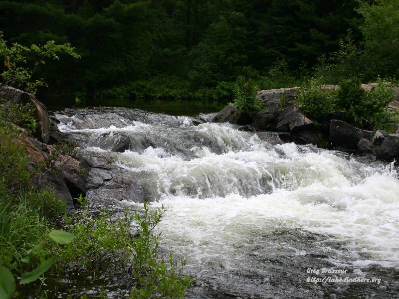 McDonald River near the dam east of the highway.